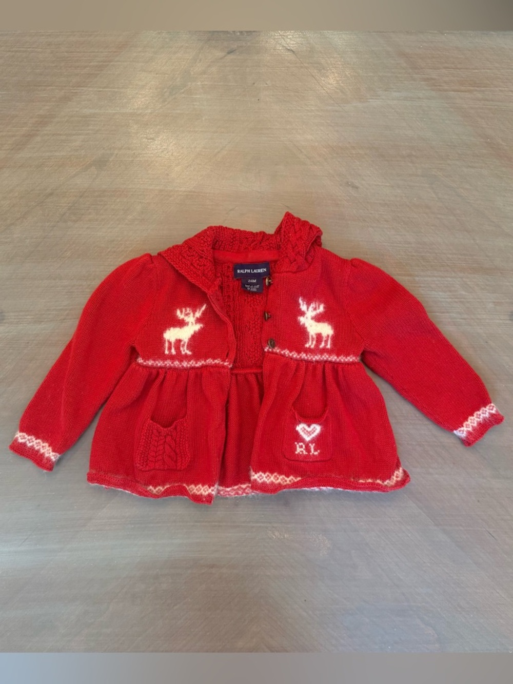 Vintage Ralph Lauren 24M Holiday Sweater